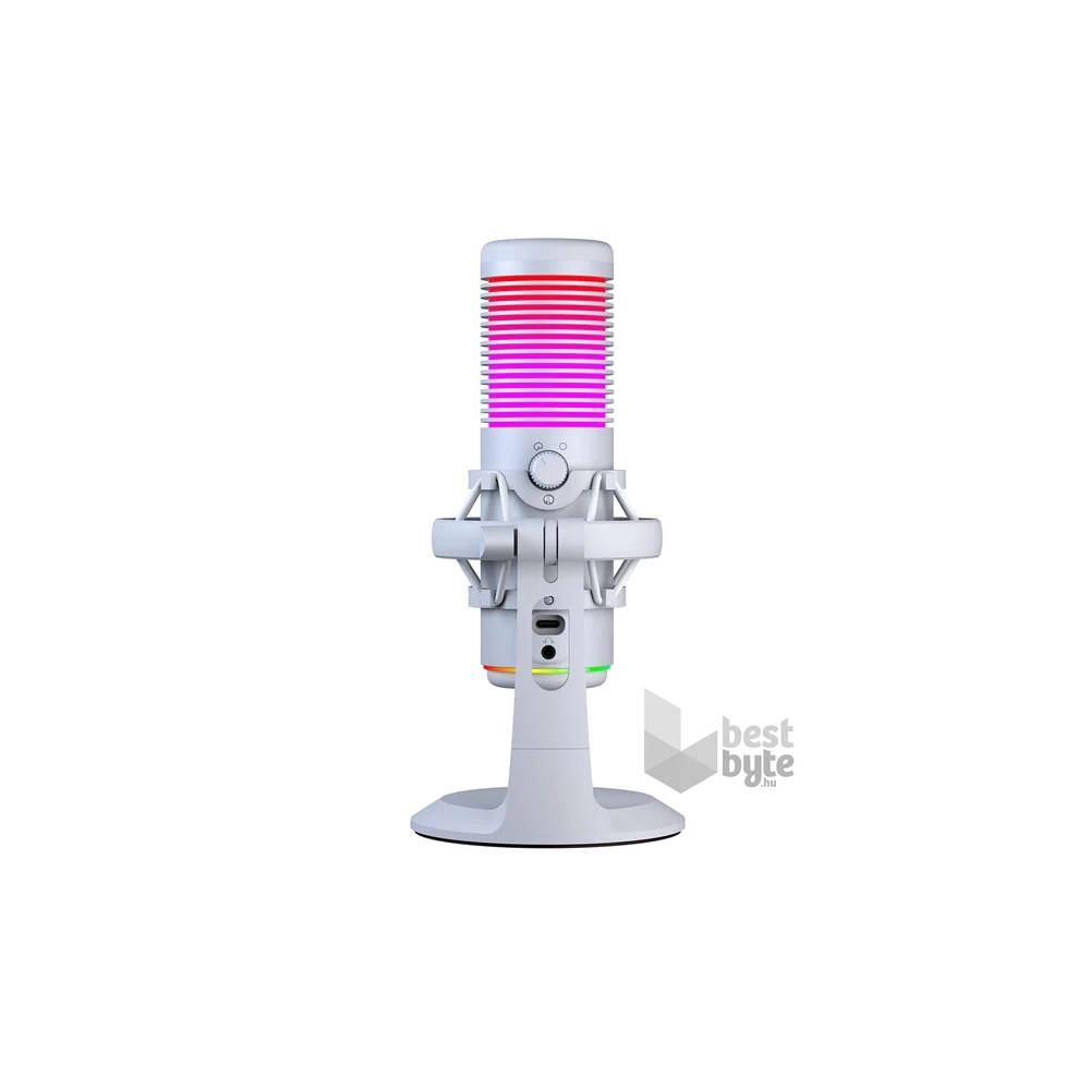 Rampage 41148 BEMOL USB PC/MAC/Android fehér RGB mikrofon