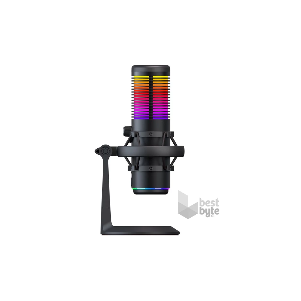 Rampage 41148 BEMOL USB PC/MAC/Android fekete RGB mikrofon