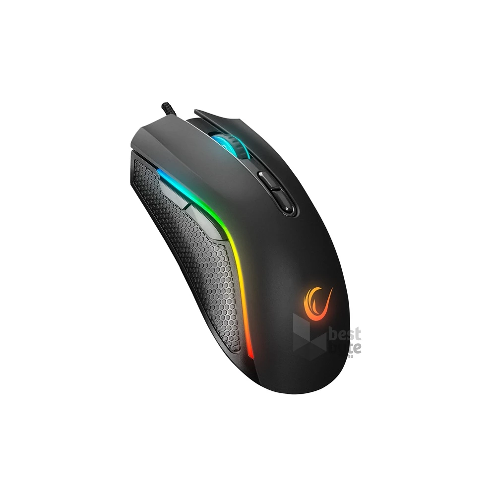 Rampage 41489 SMX-R44 V2 Macro RGB LED fekete vezetékes gamer egér