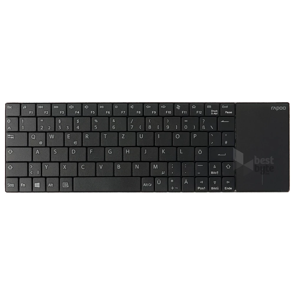 Rapoo 00157233 "E2710" HUN fekete vezeték nélküli Touchpad billentyűzet