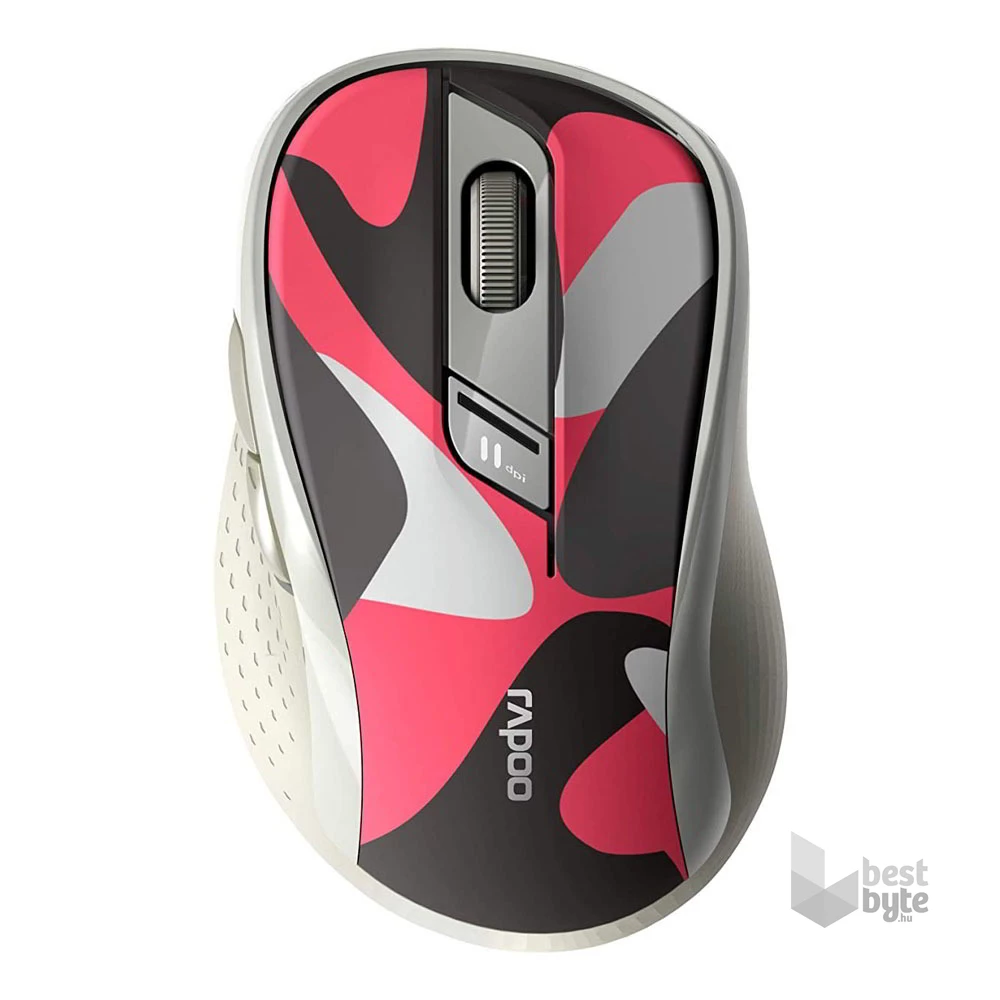 Rapoo 00184339 "M500" Bluetooth vezeték nélküli piros Camouflage egér
