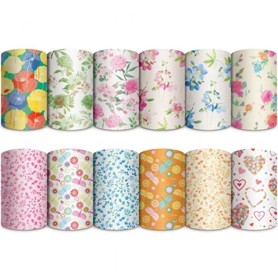 Raso Fantasia-Fiori 200x70cm/tekercs csomagolópapír