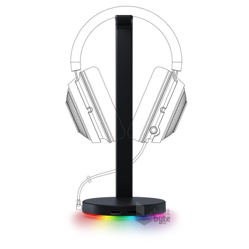 Razer Base Station V2 Chroma headset állvány és USB hub