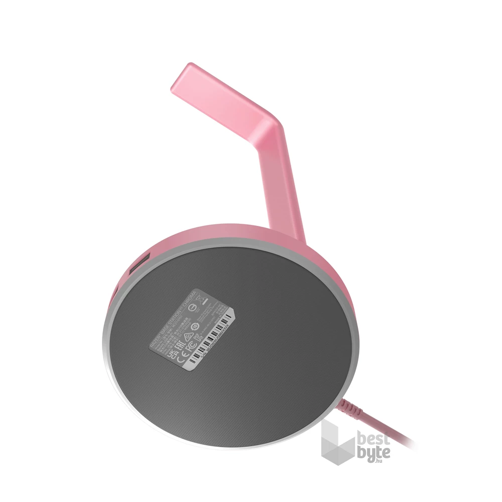 Razer Base Station V2 Chroma rózsaszín headset állvány és USB hub