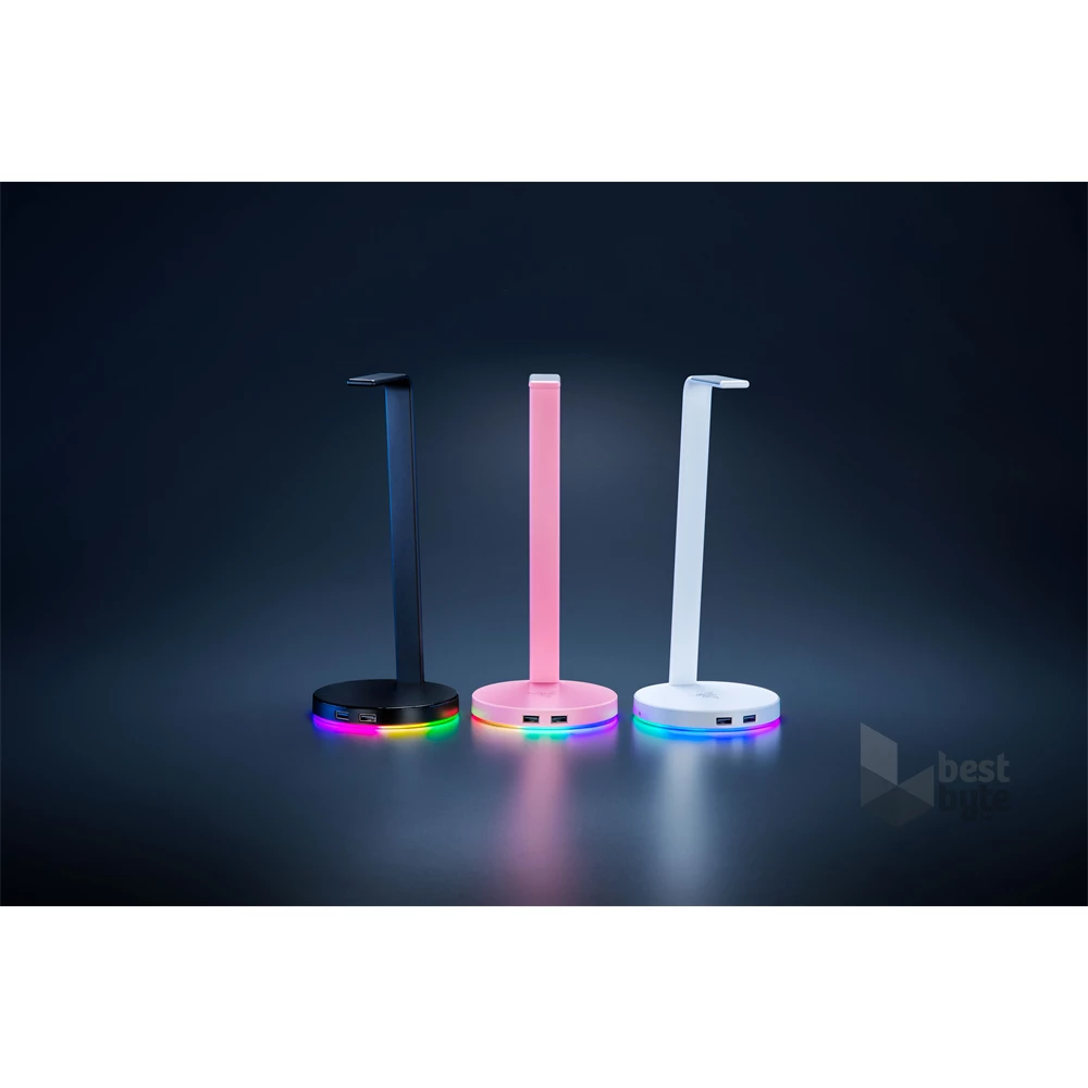 Razer Base Station V2 Chroma rózsaszín headset állvány és USB hub