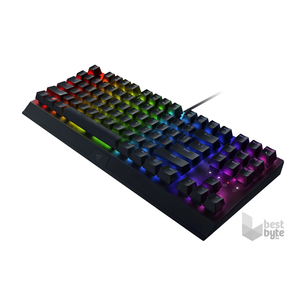 Razer BlackWidow V3 TKL UK fekete (green switch) gamer billentyűzet