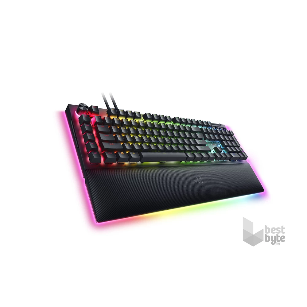 Razer BlackWidow V4 Pro UK fekete (yellow switch) gamer billentyűzet