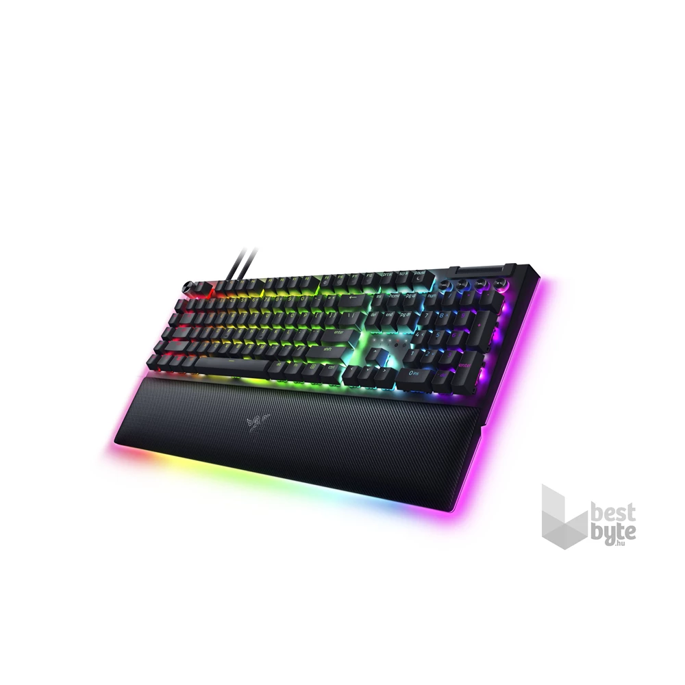 Razer BlackWidow V4 Pro UK fekete (yellow switch) gamer billentyűzet