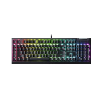 Razer BlackWidow V4 X UK fekete (green switch) gamer billentyűzet