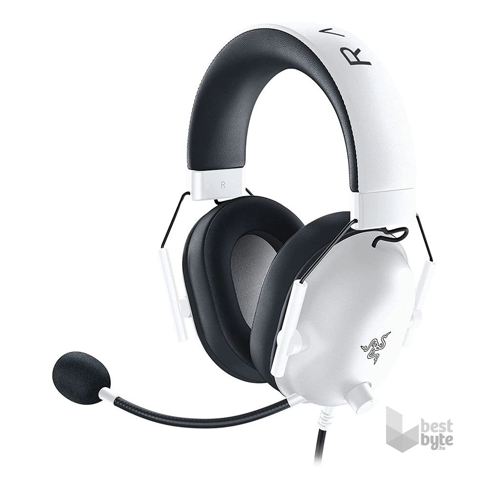 Razer Blackshark V2 X fehér gamer headset