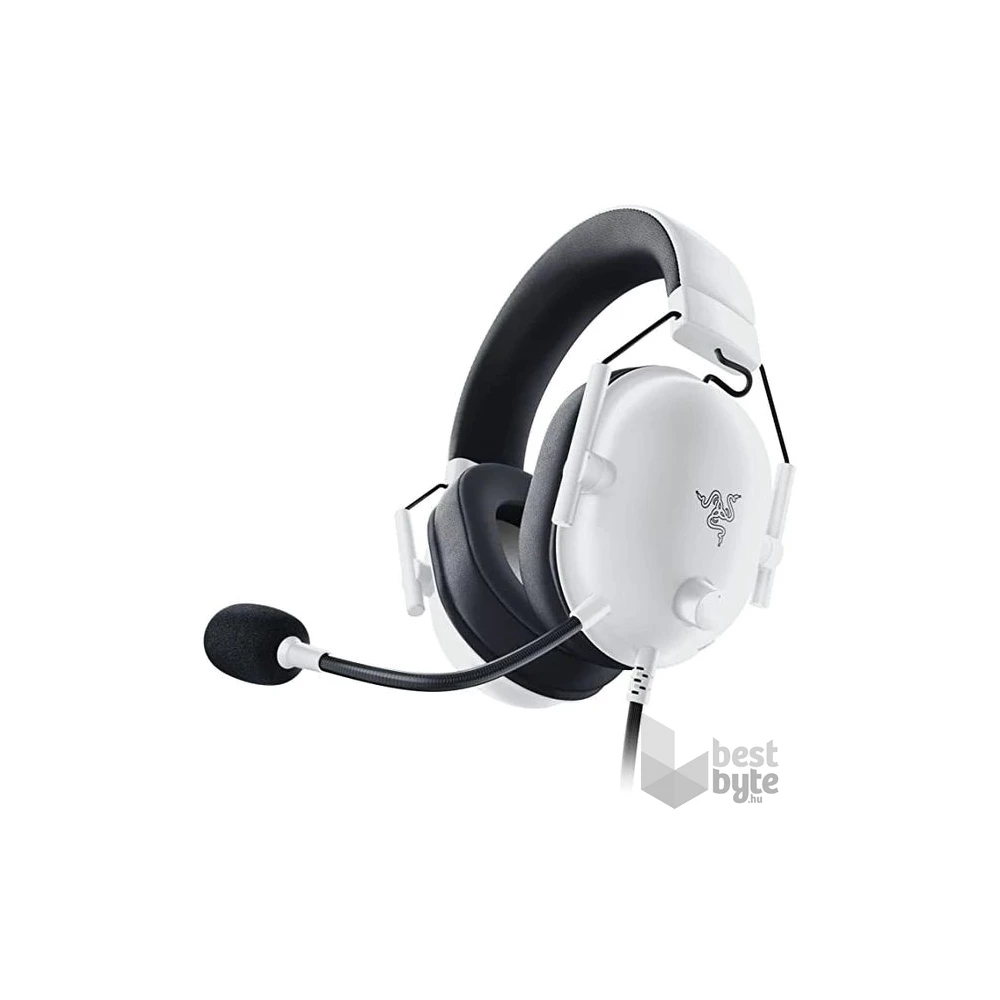 Razer Blackshark V2 X fehér gamer headset