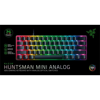 Razer Huntsman Mini (Analog Switch) US gamer billentyűzet