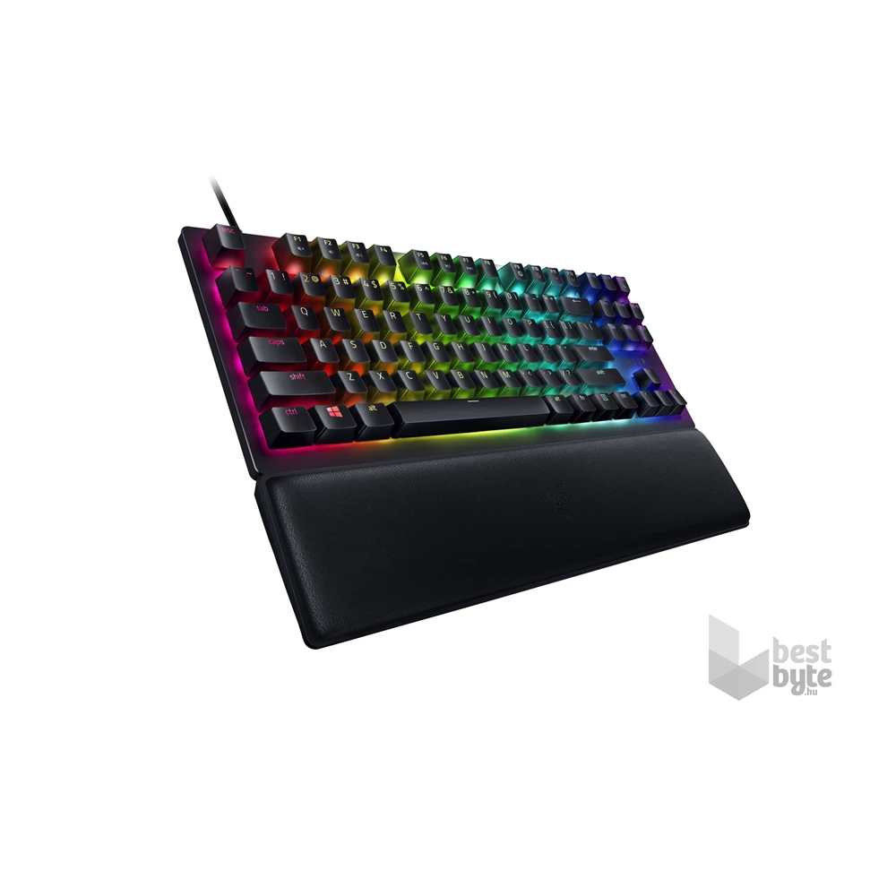 Razer Huntsman V2 TKL UK fekete (red switch) gamer billentyűzet