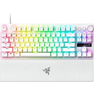 Razer Huntsman V3 Pro US TKL fehér gamer billentyűzet
