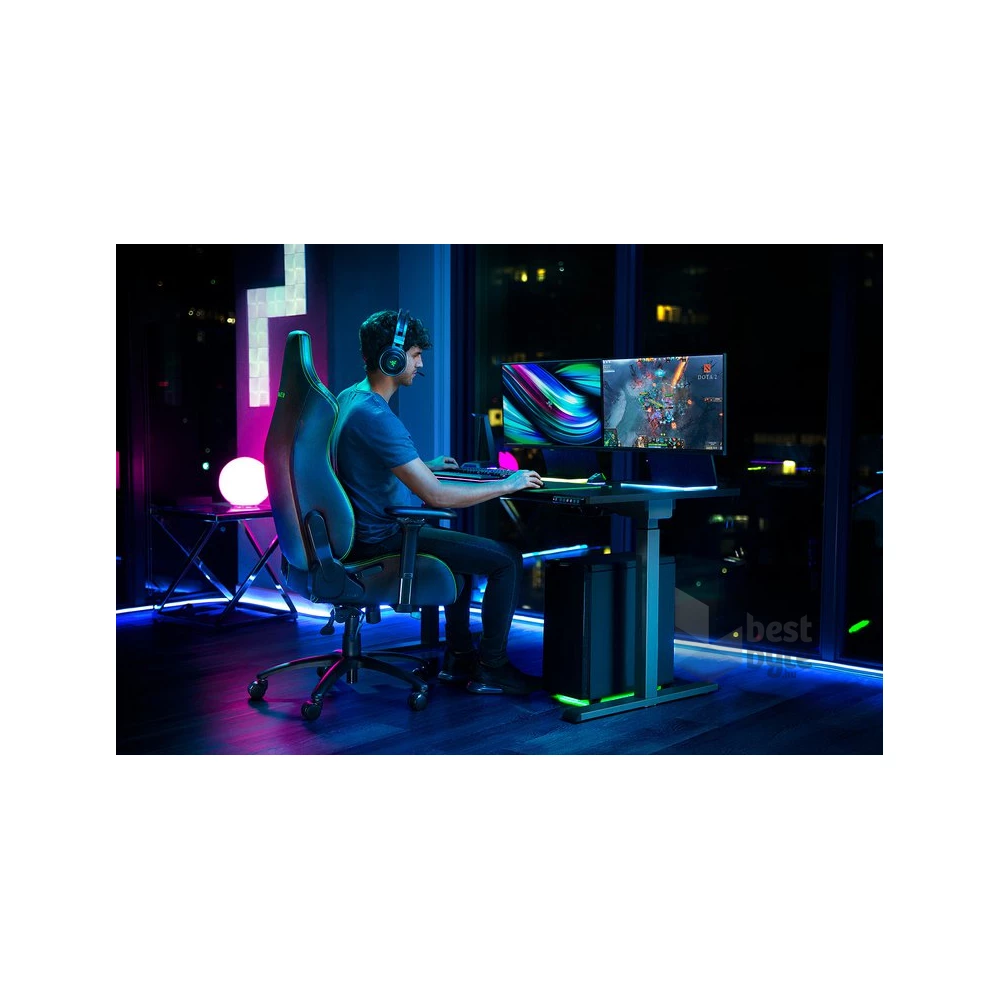 Razer Iskur XL fekete-zöld gamer szék