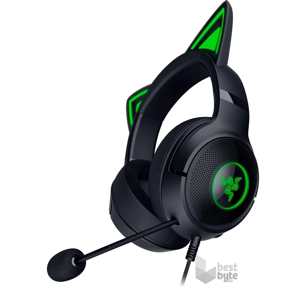 Razer Kraken Kitty V2 USB fekete gamer headset