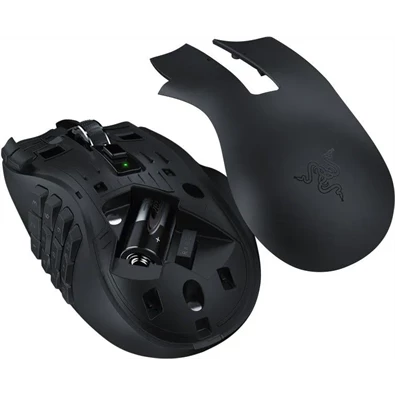 Razer Naga V2 HyperSpeed vezeték nélküli fekete gamer egér