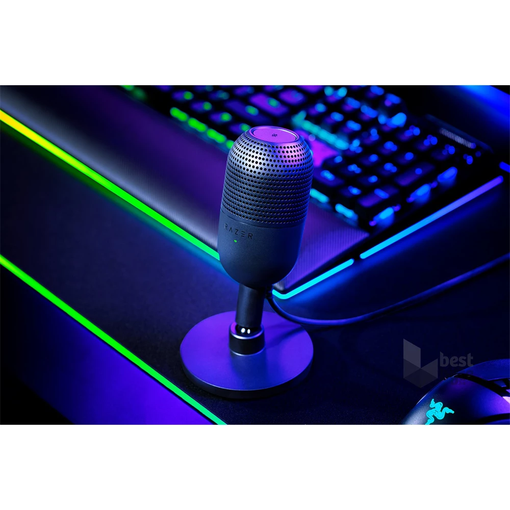 Razer Seiren V3 Mini fekete gamer mikrofon