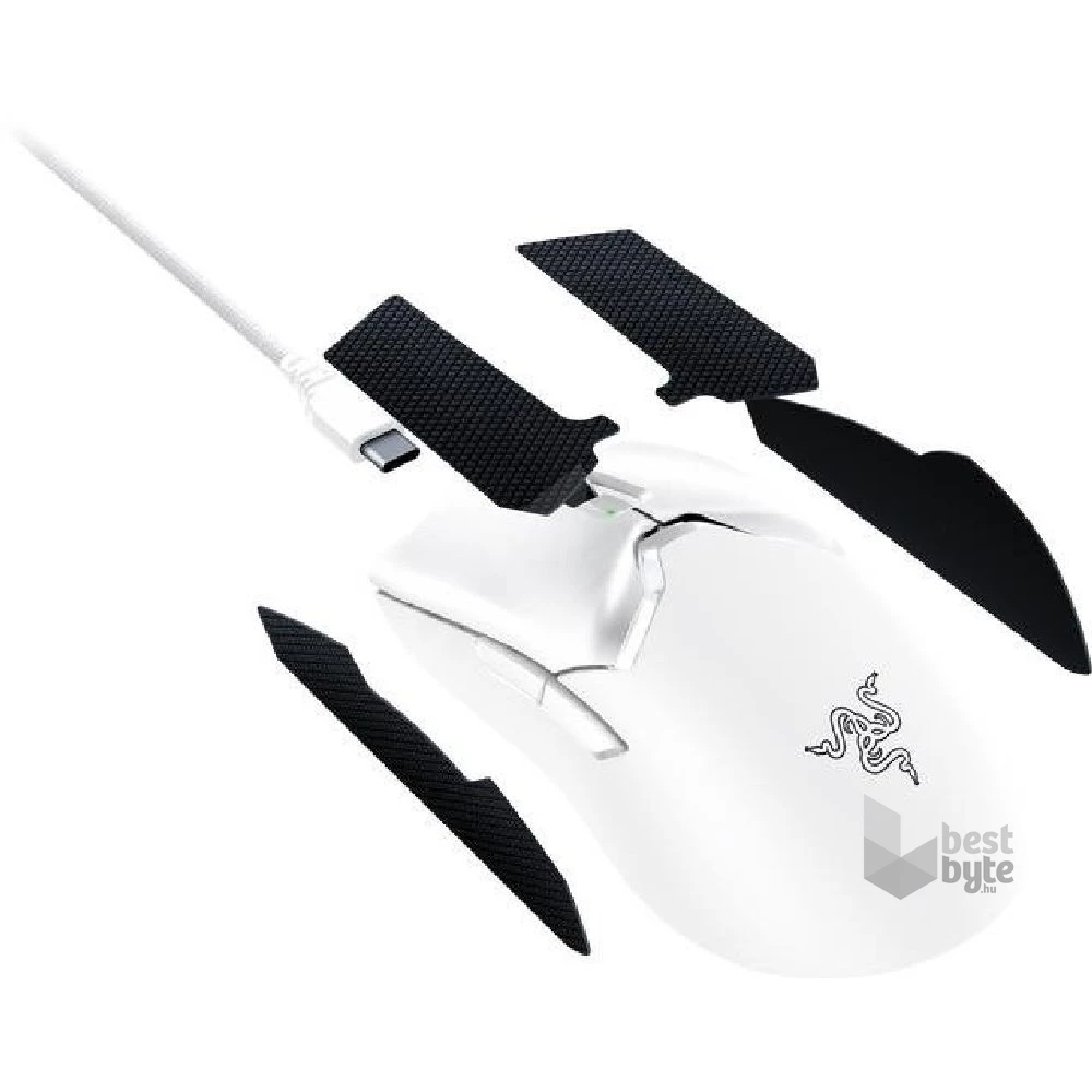 Razer Viper V2 pro fehér gamer egér