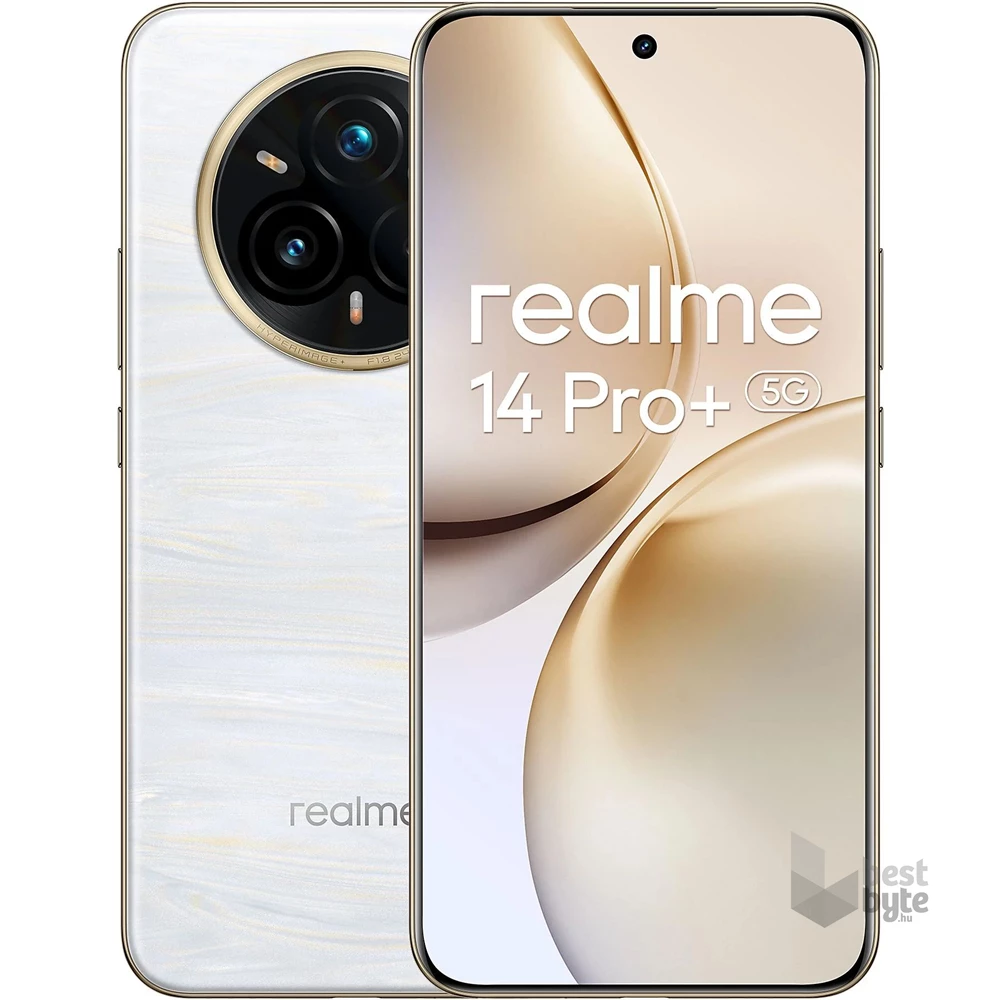 Realme 14 Pro Plus 6,83" 12/512GB DualSIM kártyafüggetlen okostelefon - fehér (Android)