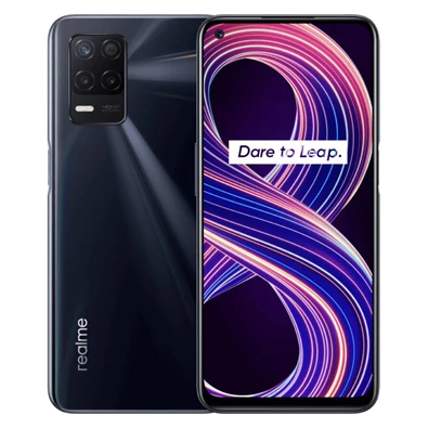 Realme 8 5G 4/64GB DualSIM kártyafüggetlen okostelefon - fekete (Android) (Újszerű)