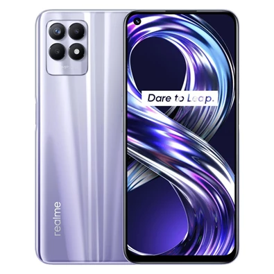 Realme 8i 4/64GB DualSIM kártyafüggetlen okostelefon - lila (Android) (Újracsomagolt)