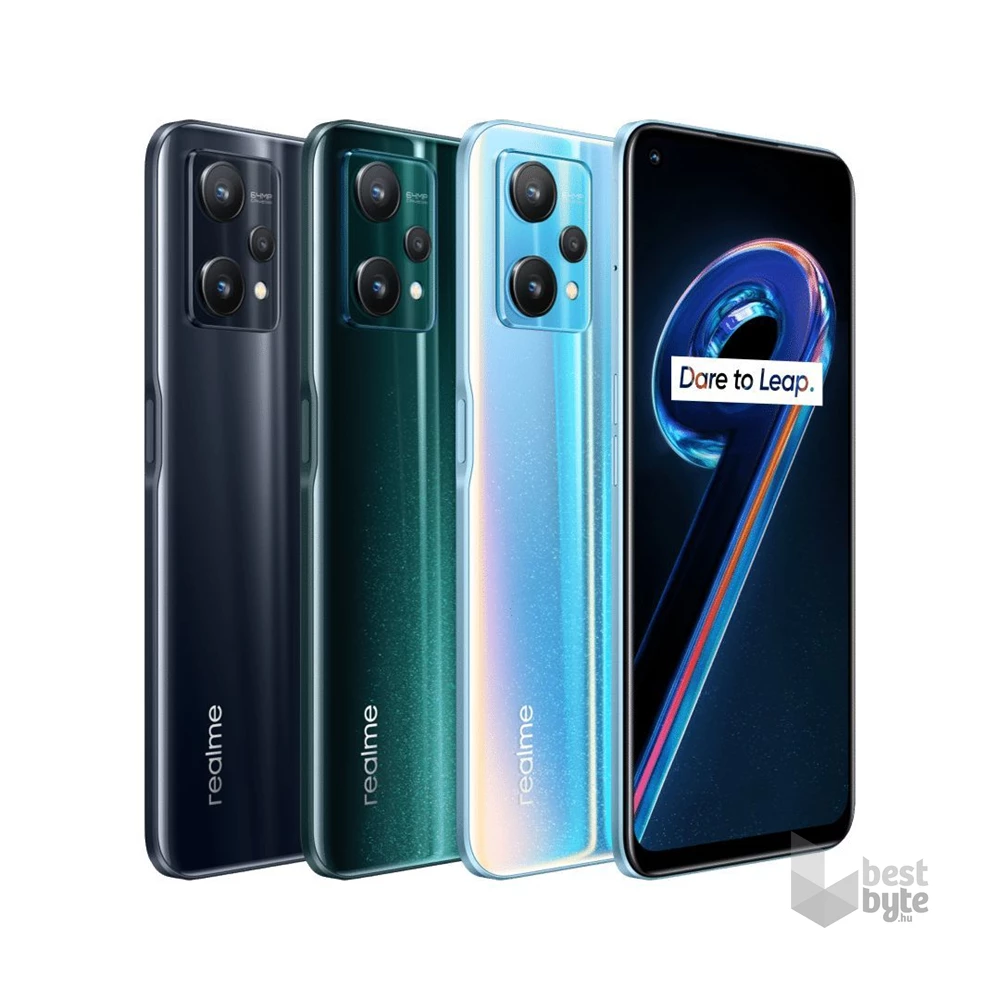 Realme 9 Pro 6/128GB DualSIM kártyafüggetlen okostelefon - fekete (Android) (Újracsomagolt)