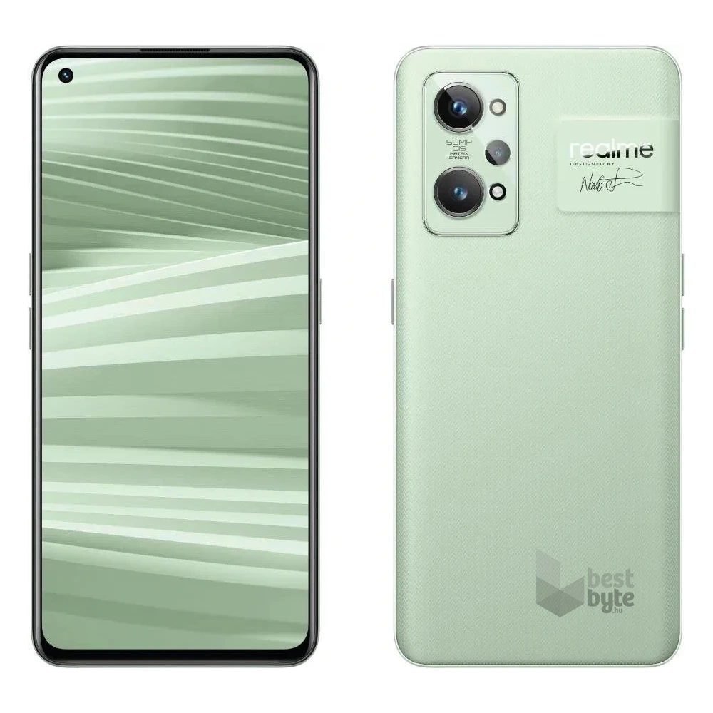 Realme GT2 8/128GB DualSIM kártyafüggetlen okostelefon - zöld (Android) (Újracsomagolt)