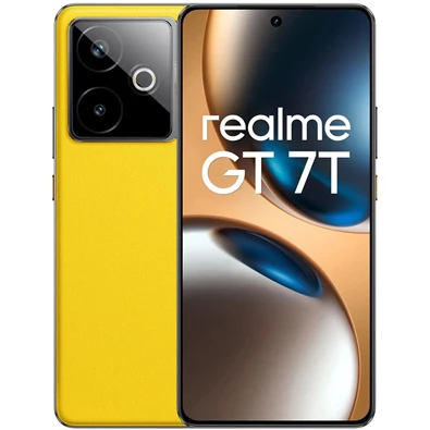 Realme GT 7T 12/512GB DualSIM kártyafüggetlen okostelefon - sárga (Android)