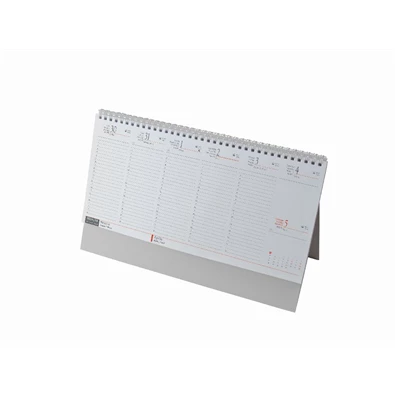 Realsystem 2024-es 7831-00 álló fehér papíros asztali naptár