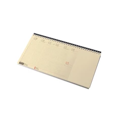 Realsystem 2026 7942-11 fekvő sárga papíros blokktömbös fekete asztali naptár Realsystem 2026 7942-11 fekvő sárga papíros blokktömbös fekete asztali naptár