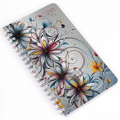 Realsystem 2026 SP2 8711-56 absztrakt heti beosztású spirálos zsebnaptár