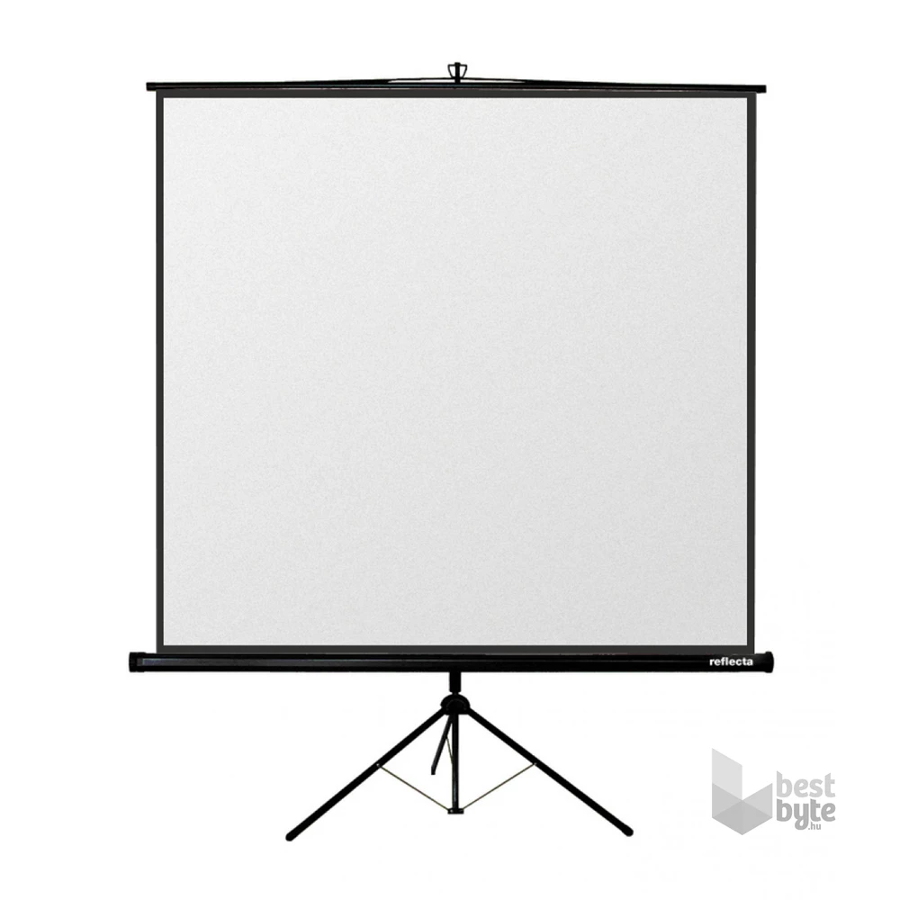 Reflecta Crystal-Line Tripod 1:1 125cm×125cm hordozható 3 lábú állványos vetítővászon