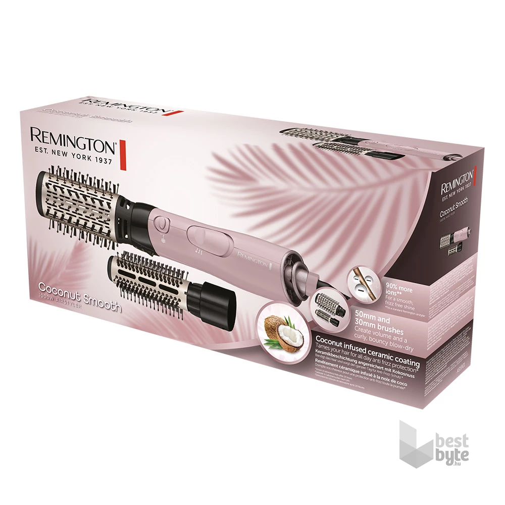 Remington AS5901 Coconut Smooth rózsaszín meleglevegős hajformázó