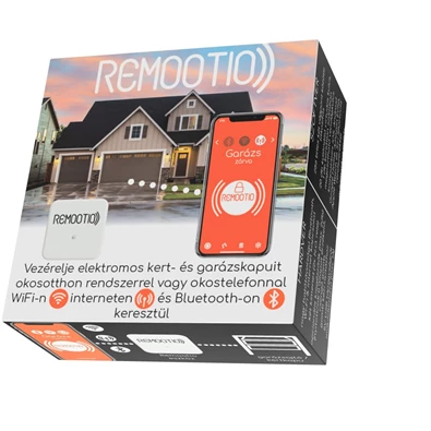 Remootio 2.0 Dual Univerzális USB okosotthon Wi-Fis Bluetoothos 20 kulcsos kapunyitó + vendégkulcsok
