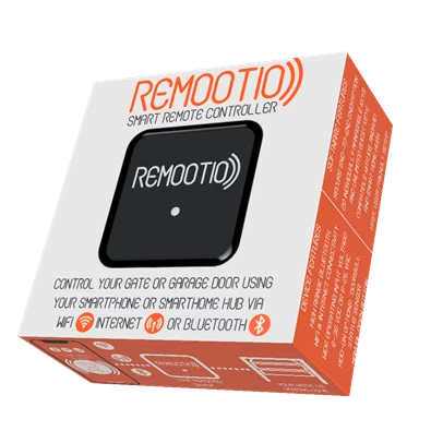 Remootio okostelefon és okosotthon vezérelt Wi-Fis és Bluetoothos 20 kulcsos kapunyító + vendégkulcsok