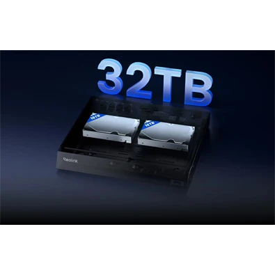Reolink RP-PN16-NHD 24 csatorna/H265/2x SATA HDD total 32TB/16x PoE hálózati rögzítő(NVR)