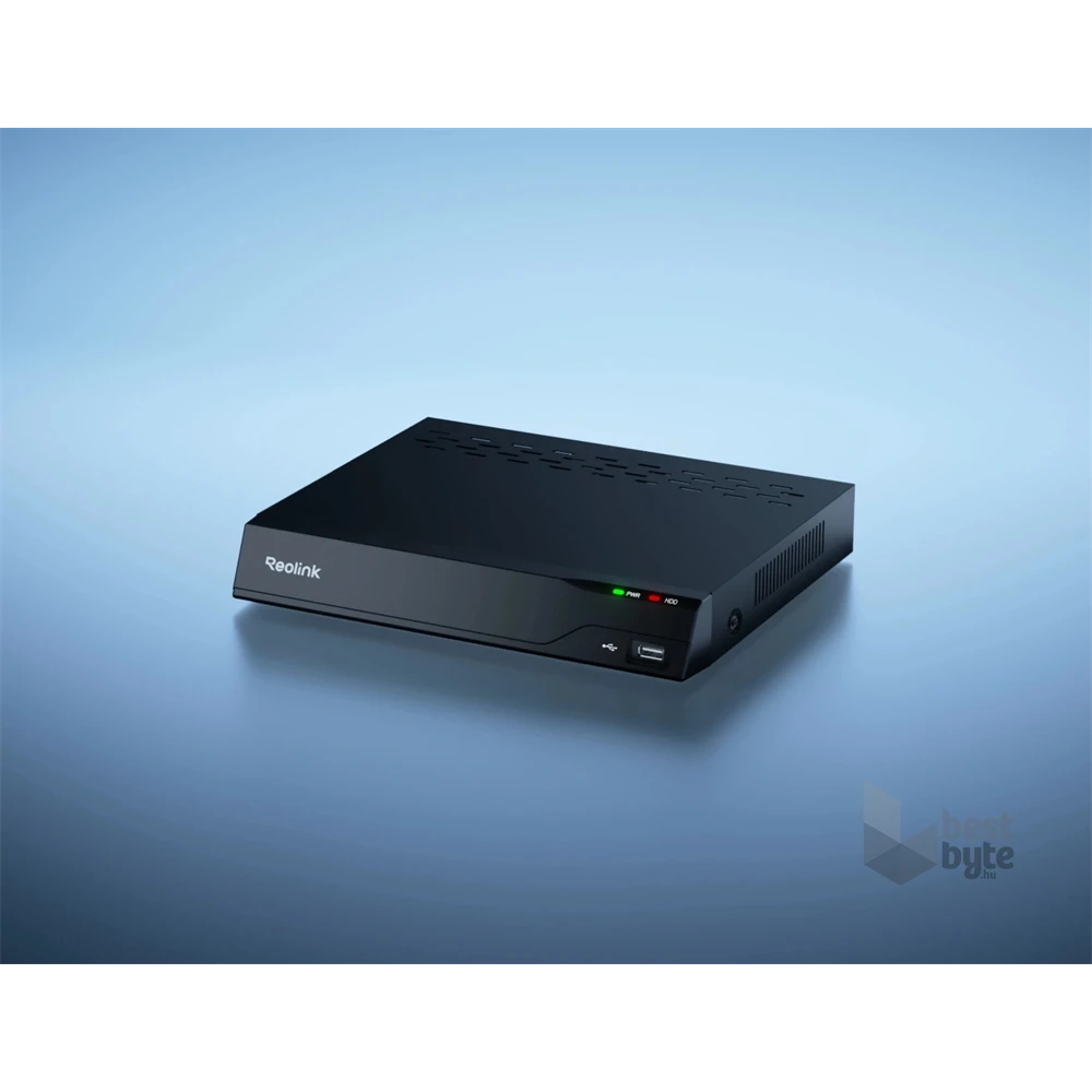 Reolink RP-PN8-NHD 12 csatorna/H265/1x SATA HDD max 16TB és 1x eSATA max16TB/8x PoE hálózati rögzítő(NVR)