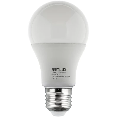 Retlux RLL 245 E27 A60 12W 1000 lumen meleg fehér LED izzó
