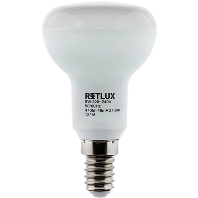 Retlux RLL 279 E14 6W 470lumen meleg fehér LED spot izzó