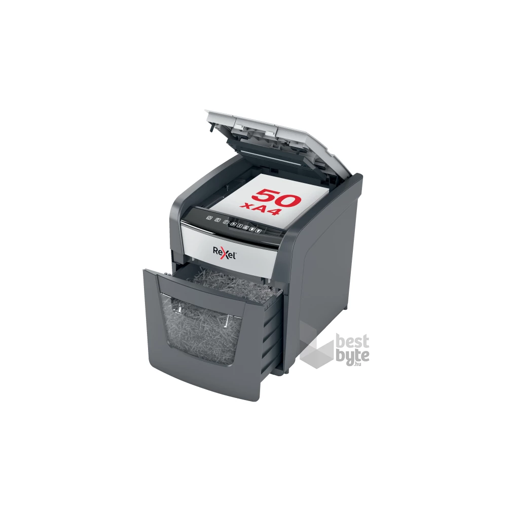 Rexel Optimum AutoFeed+ 50X  konfetti automata iratmegsemmisítő