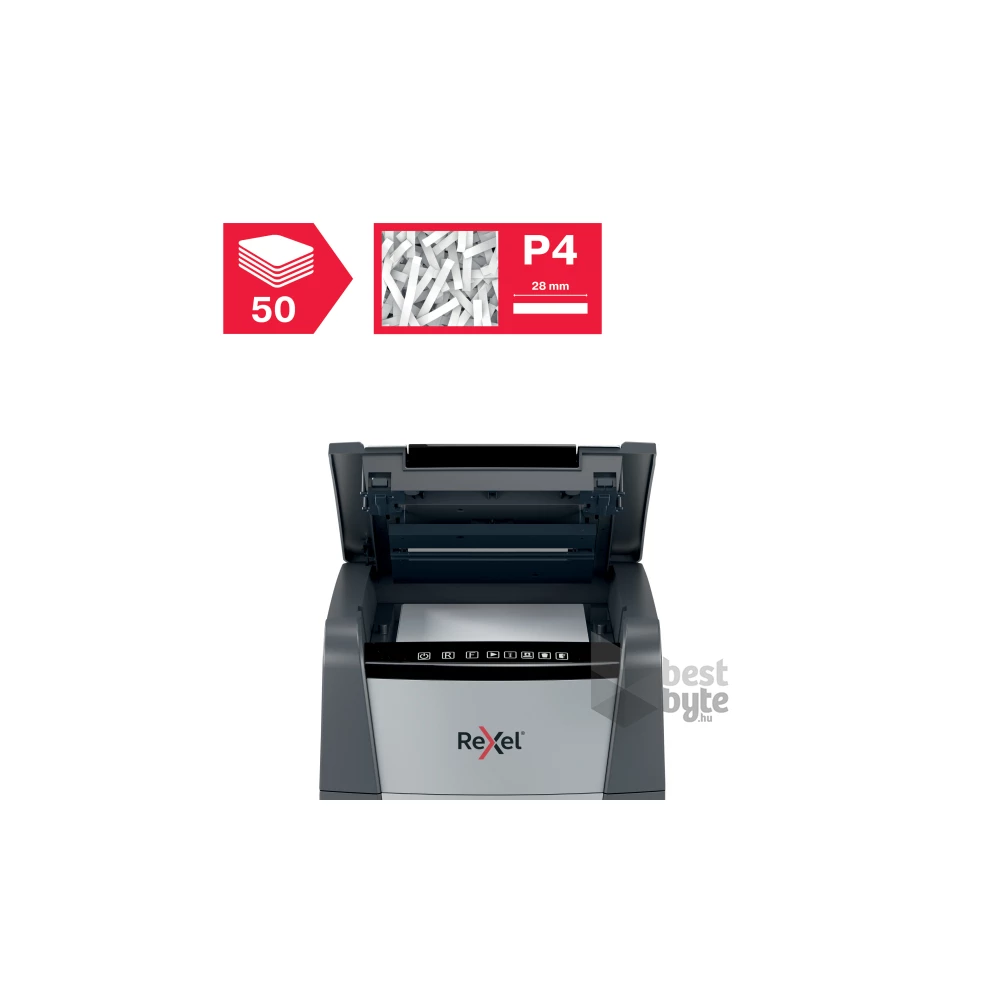 Rexel Optimum AutoFeed+ 50X  konfetti automata iratmegsemmisítő