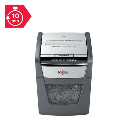 Rexel Optimum AutoFeed+ 50X  konfetti automata iratmegsemmisítő