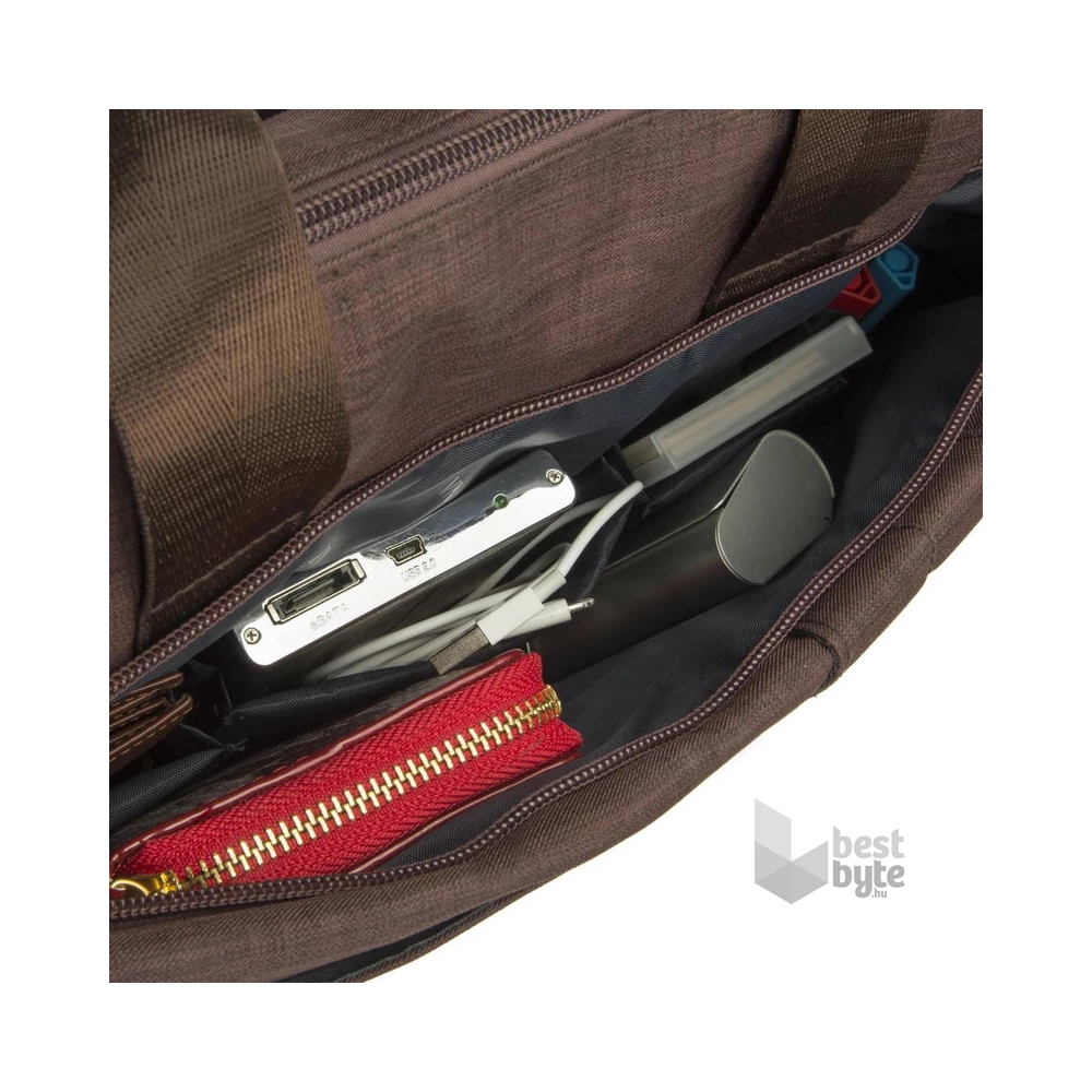 Rivacase 8335 Biscayne 15,6" barna notebook táska