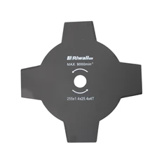 Riwall RACC00027 255mm/25,4mm/1,4 mm négyágú fűkasza vágókés