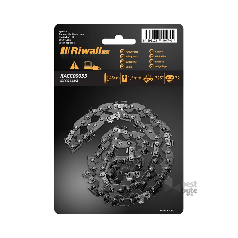 Riwall RACC00053 RPCS 5545-höz láncfűrész lánc