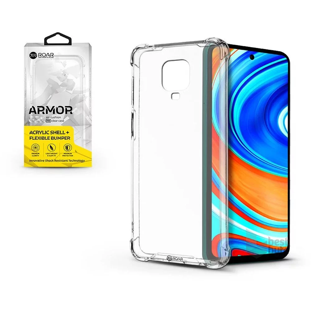 ROAR Roar KC0550 Roar Armor Xiaomi Redmi Note 9 PRO/Note 9s átlátszó ütésálló szilikon védőtok