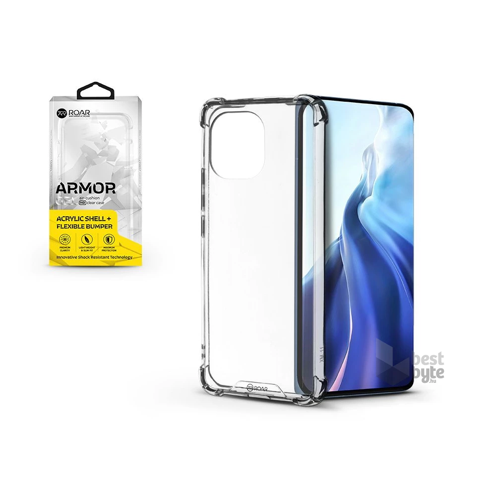 ROAR Roar KC0698 Roar Armor Xiaomi Mi 11/Mi 11 Pro átlátszó ütésálló szilikon védőtok