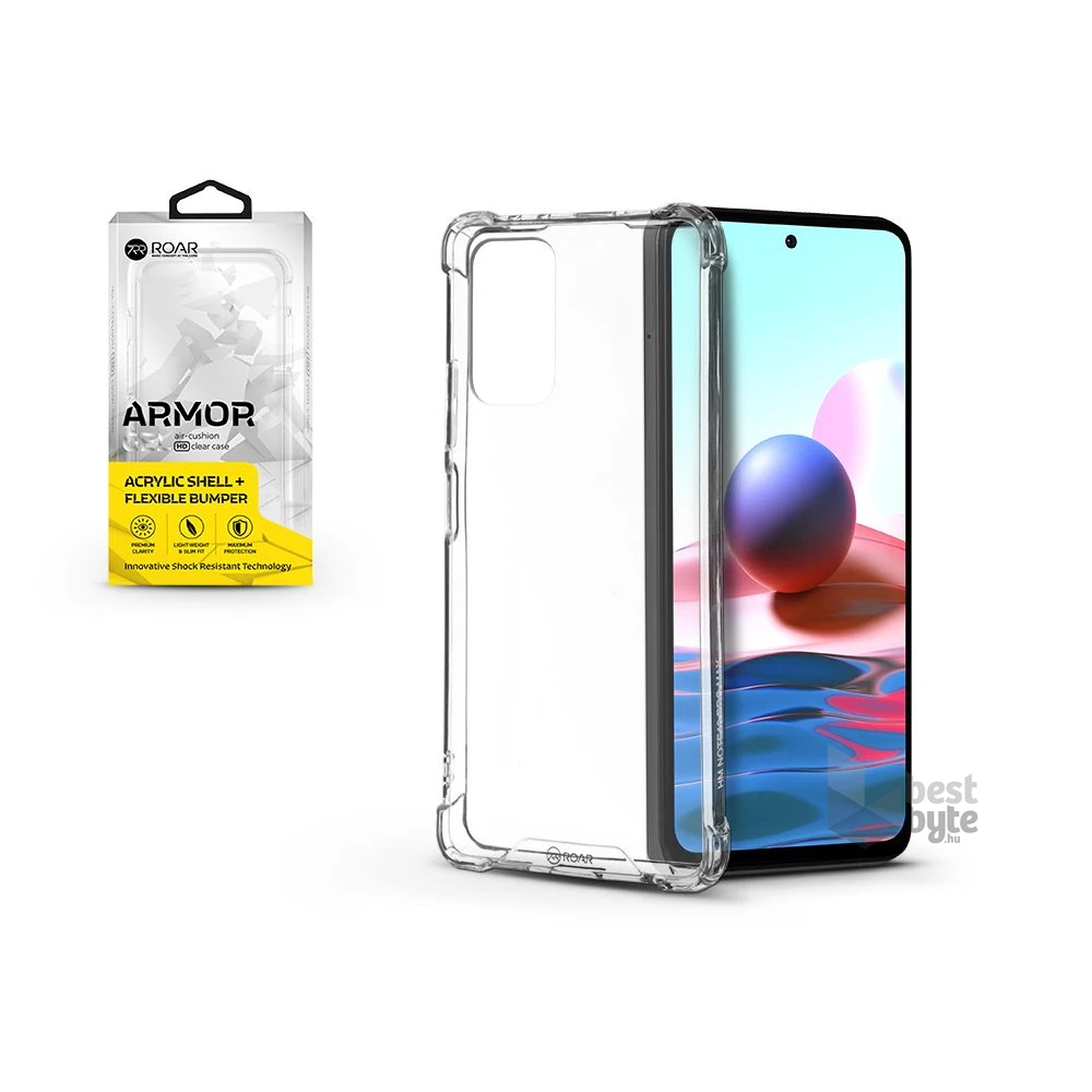 ROAR Roar KC0708 Roar Armor Xiaomi Redmi Note 10/Note 10s átlátszó ütésálló szilikon védőtok
