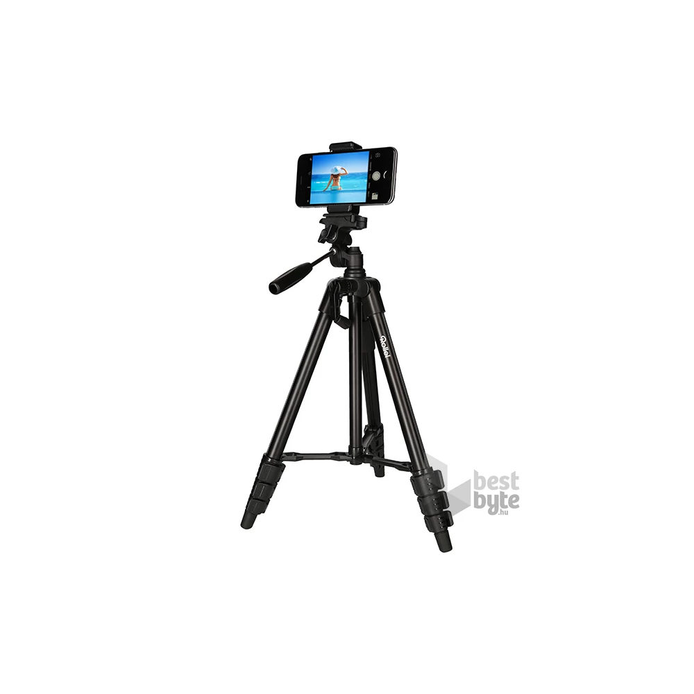 Rollei R22638 telefon adapterrel, bluetooth távkioldóval, táskával fekete állvány